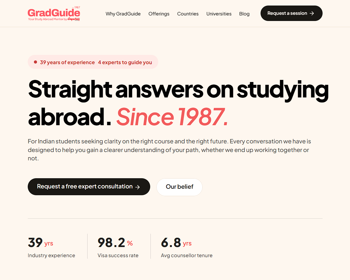 GradGuide — straight answers on studying abroad
